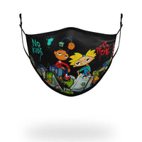 SPRAYGROUND® FASHION MASK ADULT HEY ARNOLD MONEY STACKS FORM FITTING FACE-COVERING