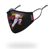 SPRAYGROUND® FASHION MASK ADULT STREET FIGHTER RYU SHARK FORM FITTING FACE-COVERING