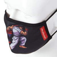 SPRAYGROUND® FASHION MASK ADULT STREET FIGHTER RYU SHARK FORM FITTING FACE-COVERING