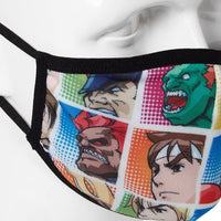 SPRAYGROUND® FASHION MASK ADULT STREET FIGHTER PLAYER SELECT FORM FITTING FACE-COVERING