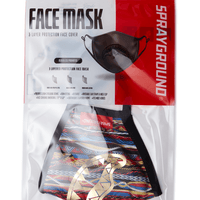 SPRAYGROUND® FASHION MASK 1994 GOLD METALLIC SHARK POLYESTER FACE MASK