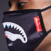 SPRAYGROUND® FASHION MASK BITE ME SHARK (BLK) POLYESTER FACE MASK