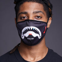 SPRAYGROUND® FASHION MASK BITE ME SHARK (BLK) POLYESTER FACE MASK