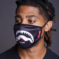 SPRAYGROUND® FASHION MASK BITE ME SHARK (BLK) POLYESTER FACE MASK