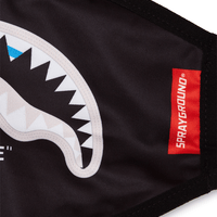 SPRAYGROUND® FASHION MASK BITE ME SHARK (BLK) POLYESTER FACE MASK