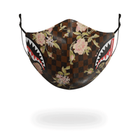 SPRAYGROUND® FASHION MASK SHARKFLOWER VEGAN LEATHER FACE MASK