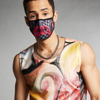 SPRAYGROUND® FACE MASK 3AM PINK DRIP FACE MASK