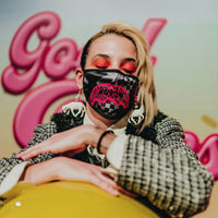 SPRAYGROUND® FACE MASK 3AM PINK DRIP FACE MASK