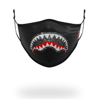 SPRAYGROUND® FACE MASK CLEARCUT FACE MASK (BLACK)