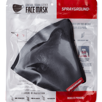 SPRAYGROUND® FASHION MASK MIDNIGHT SHARK VEGAN LEATHER FACEMASK