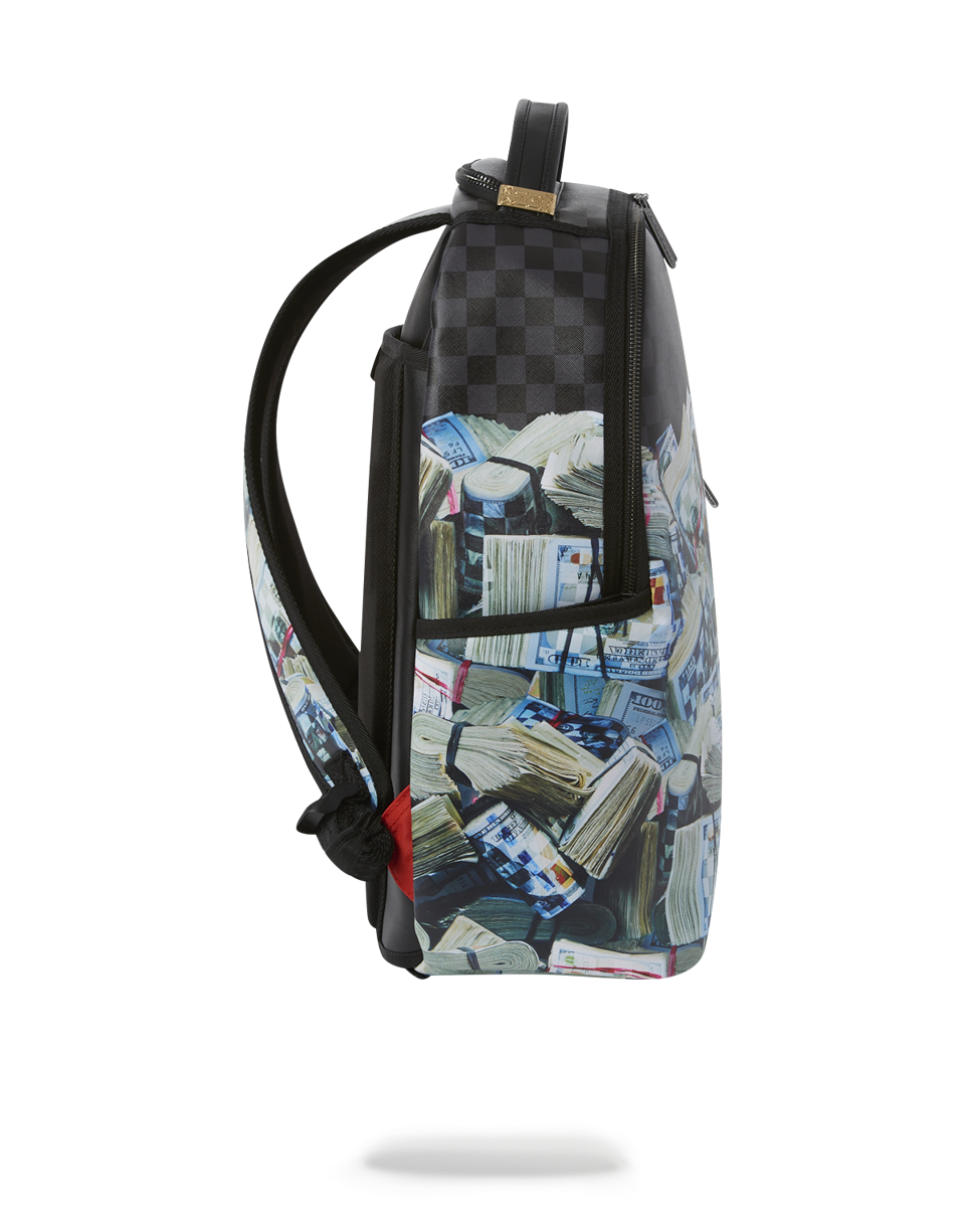 Shop Sprayground Money Stash Flap Backpack B5396 multi