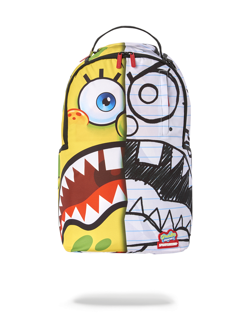 Sprayground spongebob doodle backpack Clearance