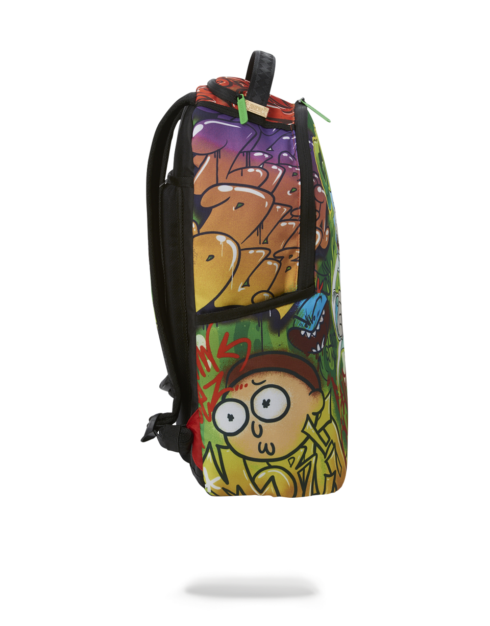 Sprayground Rick And Morty Fire Rick Green Backpack