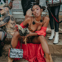 SPRAYGROUND® HANDBAG NIGHT NIGHT SHARKCHAIN HANDBAG