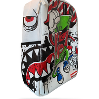 SPRAYGROUND® BACKPACK THE SPRAYGROUND DIY WHITE BACKPACK (VEGAN LEATHER & INNER MONEY LINING) & MARKERS INCLUDED