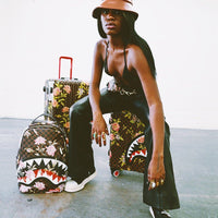 SPRAYGROUND® LUGGAGE SHARKFLOWER 21.5” CARRY-ON SHARKNAUTICS LUGGAGE
