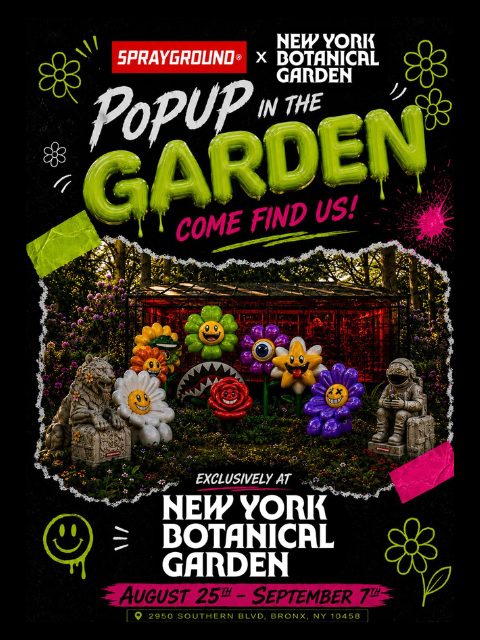 Sprayground And The New York Botanical Garden Unveil Limited-Edition Bag Collection Inspired By The Beauty Of The Natural World