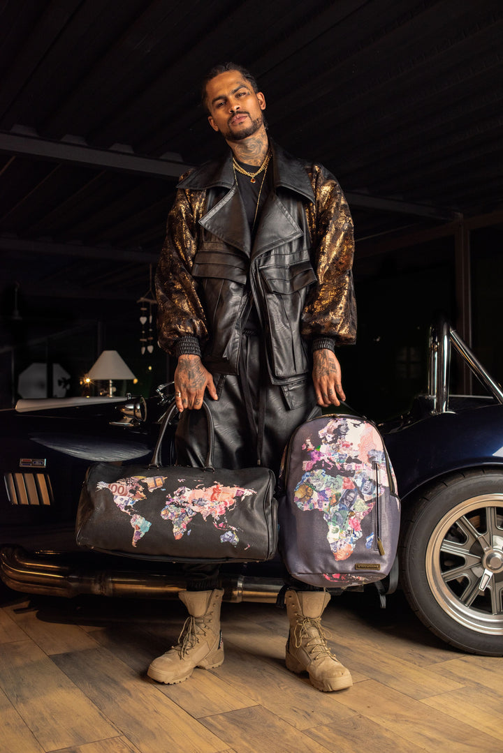 LIMITED EDITION ‘GLOBAL MONEY’ BACKPACK COLLABORATION WITH DAVE EAST