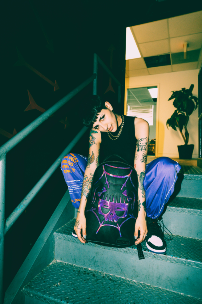 Sprayground Drop New Collaborative Backpack With International Urban Music Sensation Cazzu