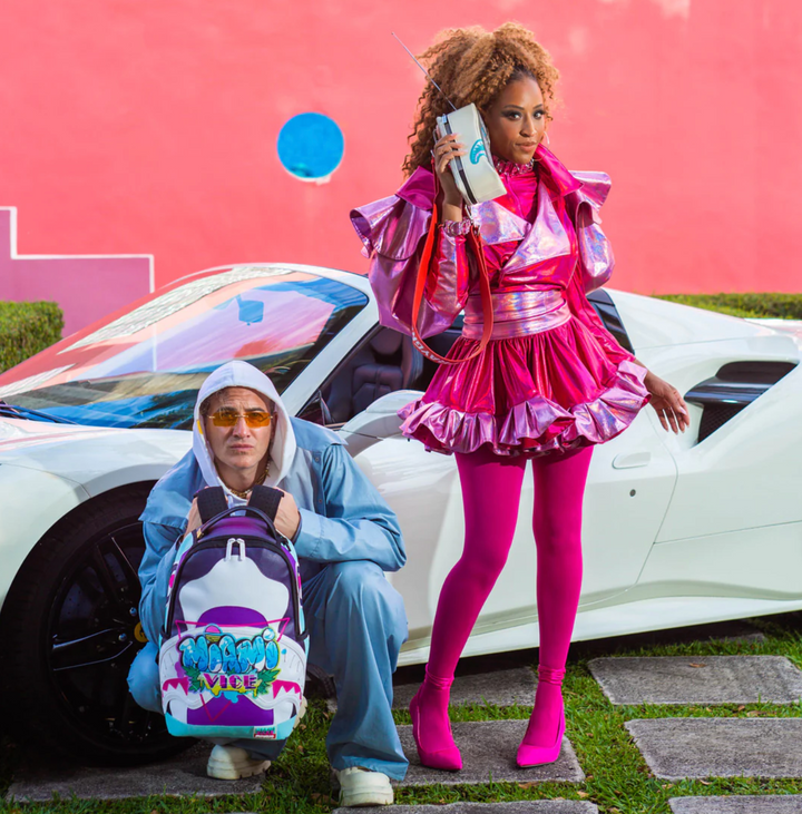 Sprayground & Miami Vice Bring Back The 80s In An Adrenaline Fueled Fashion Collection