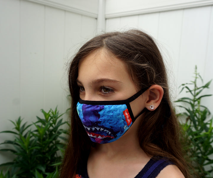 KIDS FACE MASKS W/ UPGRADED EAR ADJUSTERS & NOSE GRIP