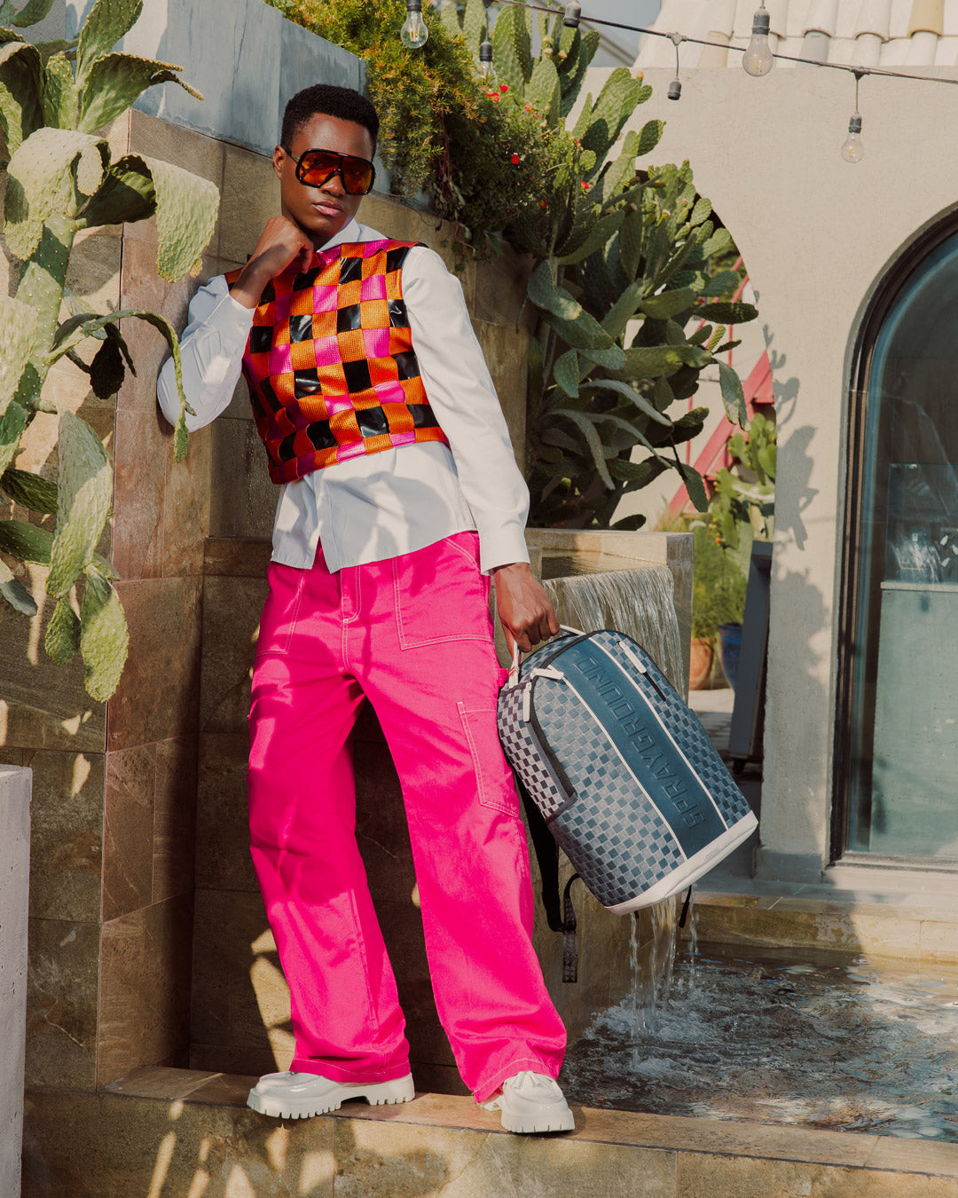 SPRAYGROUND® BACKPACK UPSCALE CHECK BACKPACK