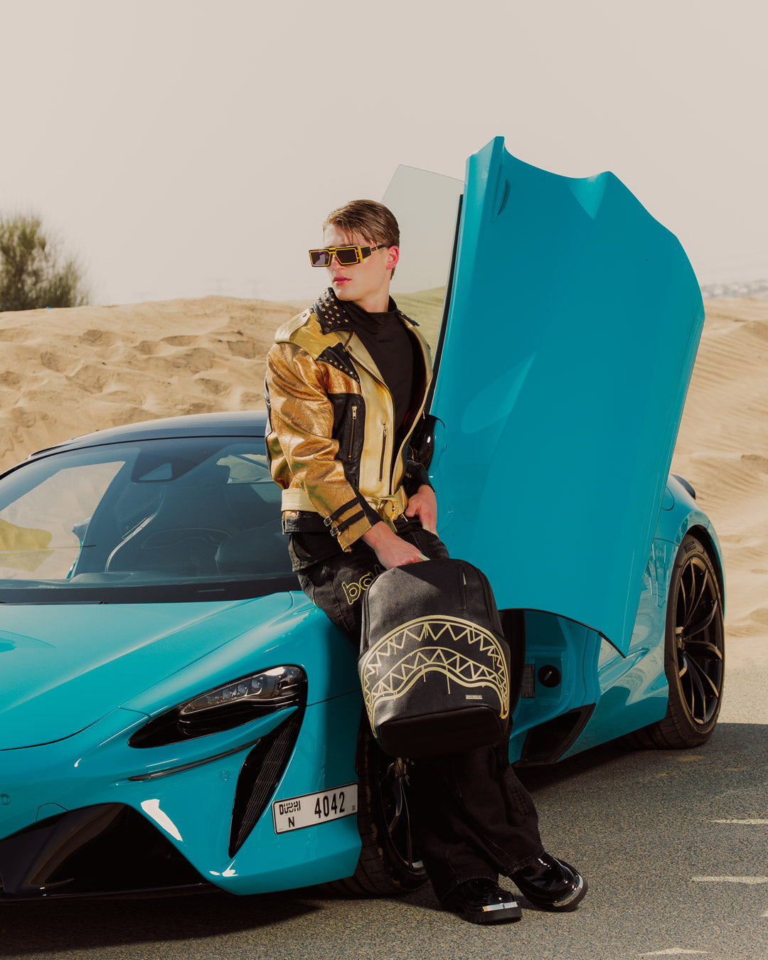 SPRAYGROUND® BACKPACK THAT GOLD DRAP BACKPACK