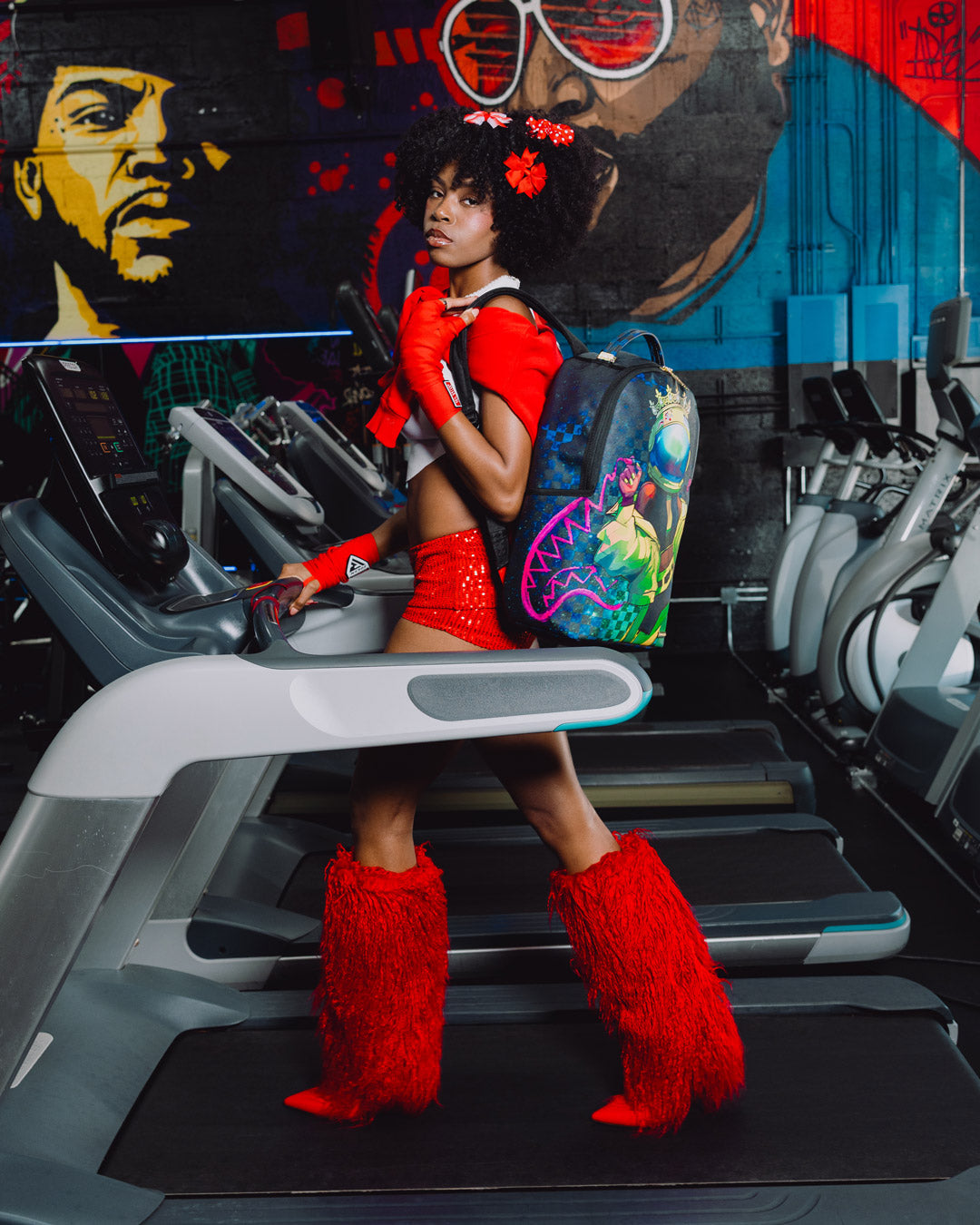 SPRAYGROUND® BACKPACK GALAXY LIPSTICK SHARK BACKPACK