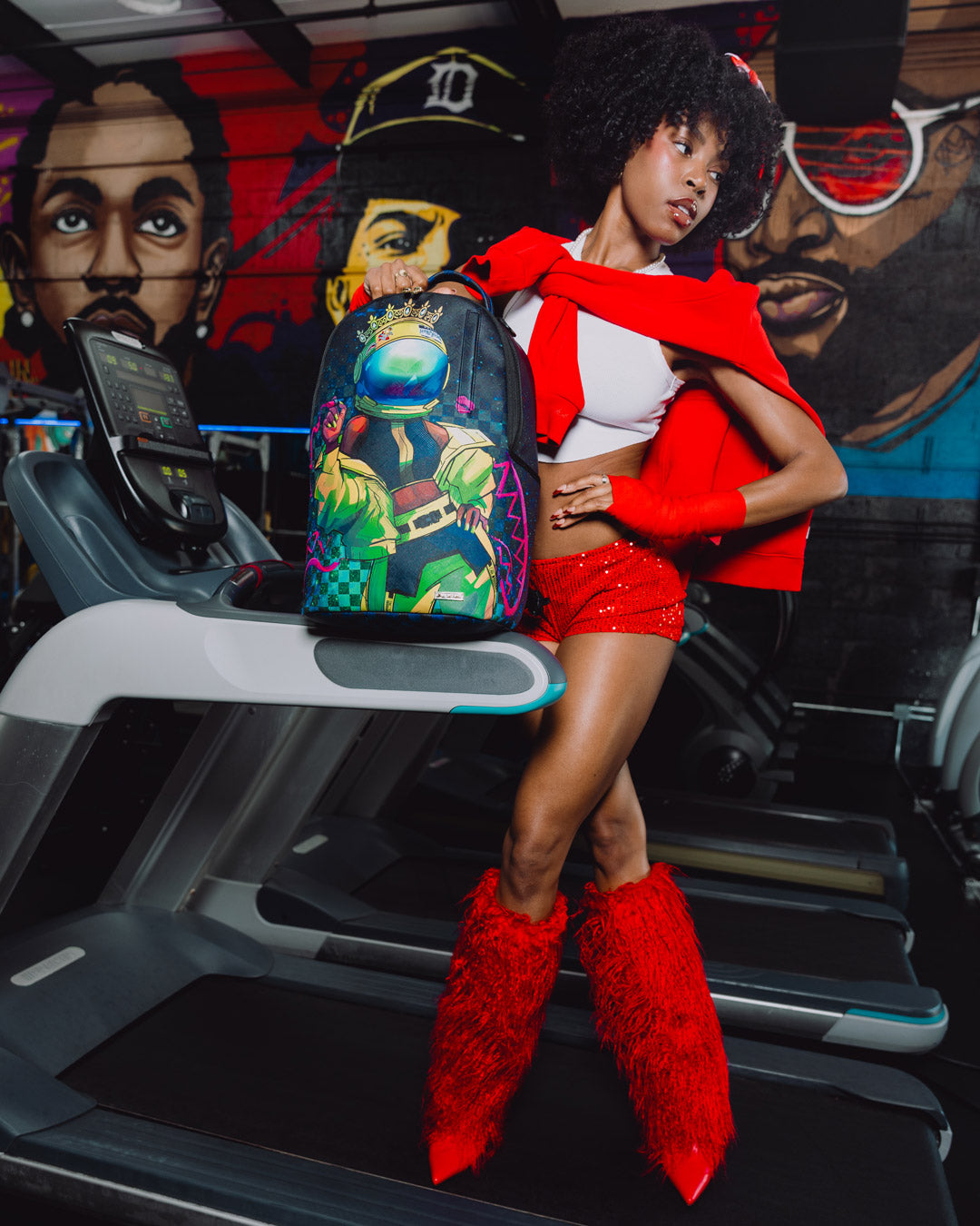 SPRAYGROUND® BACKPACK GALAXY LIPSTICK SHARK BACKPACK