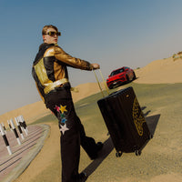 SPRAYGROUND® LUGGAGE THAT GOLD DRAP FULL-SIZE LUGGAGE