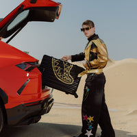 SPRAYGROUND® LUGGAGE THAT GOLD DRAP FULL-SIZE LUGGAGE