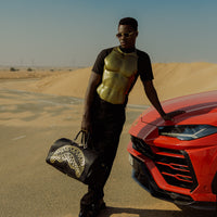 SPRAYGROUND® DUFFLE THAT GOLD DRAP DUFFLE