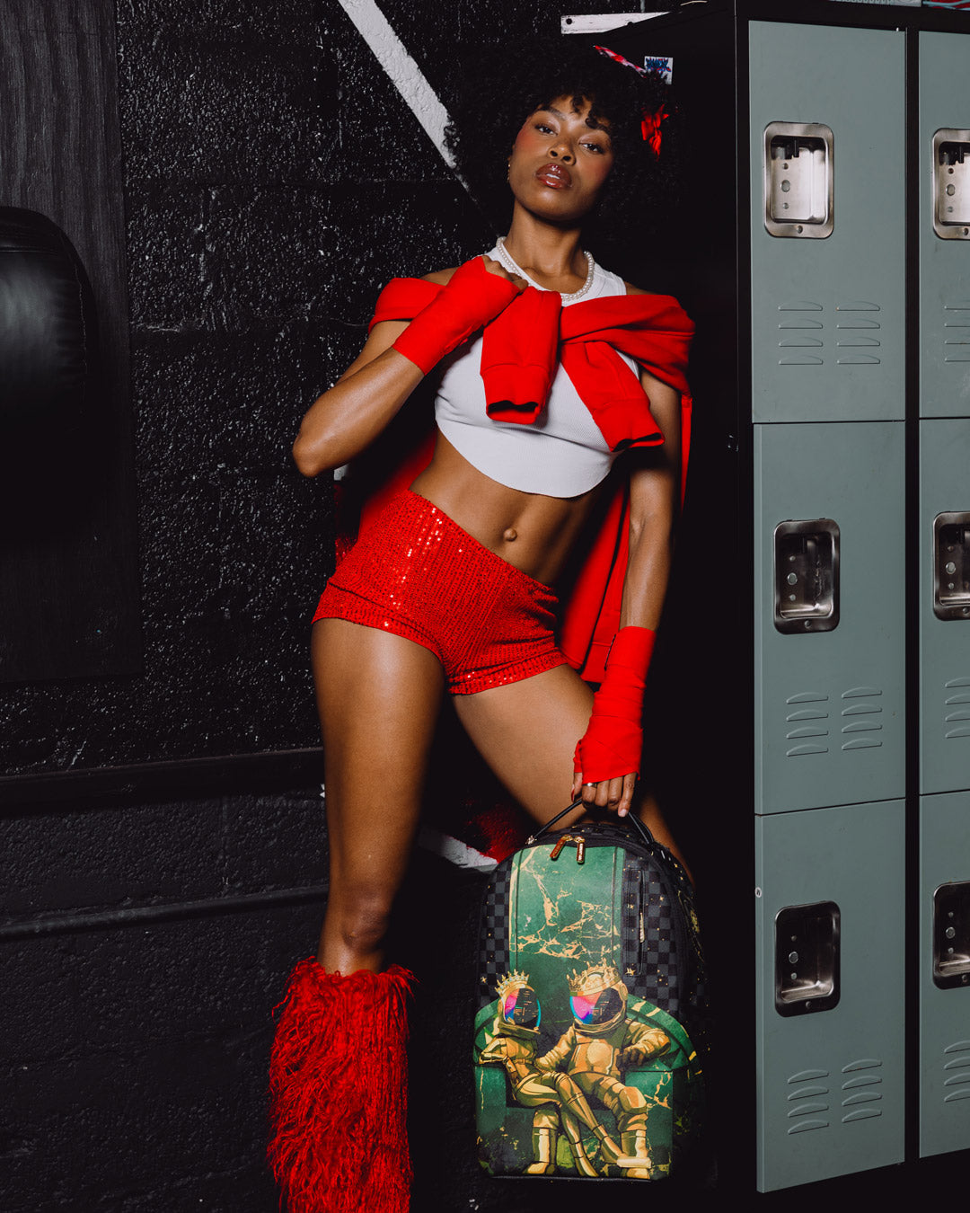 SPRAYGROUND® BACKPACK SPACE KING & QUEEN BACKPACK