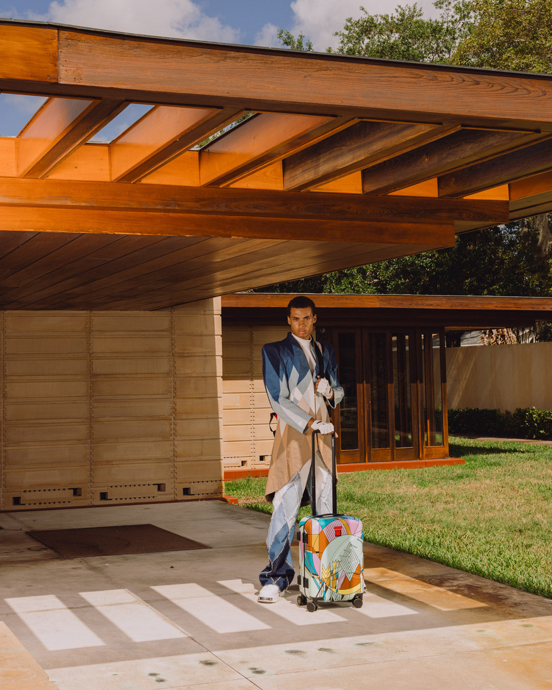 SPRAYGROUND® LUGGAGE FRANK LLOYD WRIGHT CARRY-ON LUGGAGE