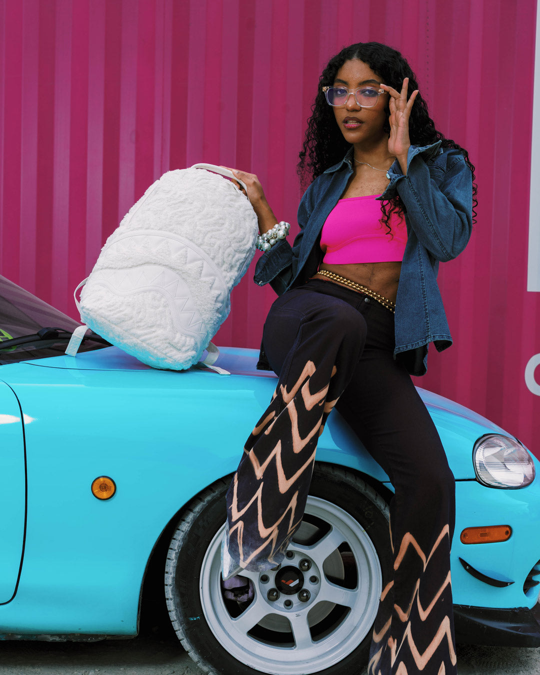 SPRAYGROUND® BACKPACK SHERPA SHARK BACKPACK