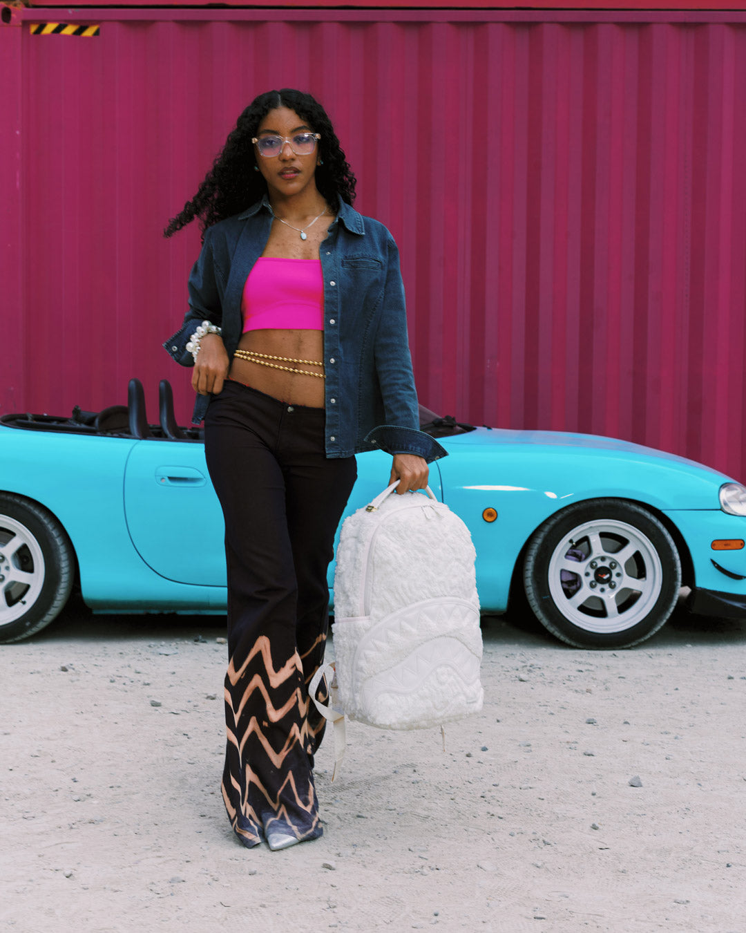 SPRAYGROUND® BACKPACK SHERPA SHARK BACKPACK