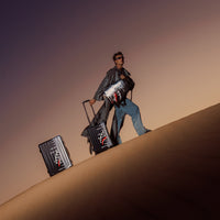 SPRAYGROUND® LUGGAGE SILVER SIDE DRIP CARRY-ON LUGGAGE