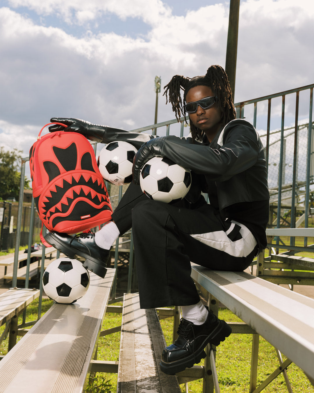 SPRAYGROUND® BACKPACK RUBBER MESH SHARK BACKPACK