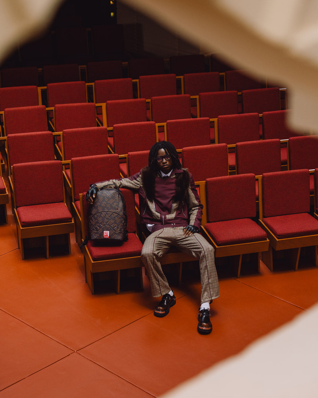 SPRAYGROUND® BACKPACK FRANK LLOYD WRIGHT ALTERNATE ART FOUND DLXSV BACKPACK