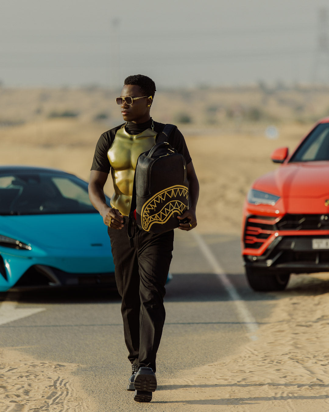 SPRAYGROUND® BACKPACK THAT GOLD DRAP BACKPACK