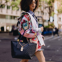 SPRAYGROUND® TOTE SHARK CENTRAL GOLD TAG TOTE