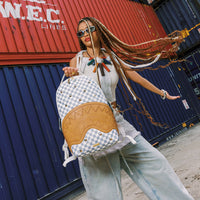 SPRAYGROUND® BACKPACK CREAM HENNY QUILT PUFF BACKPACK