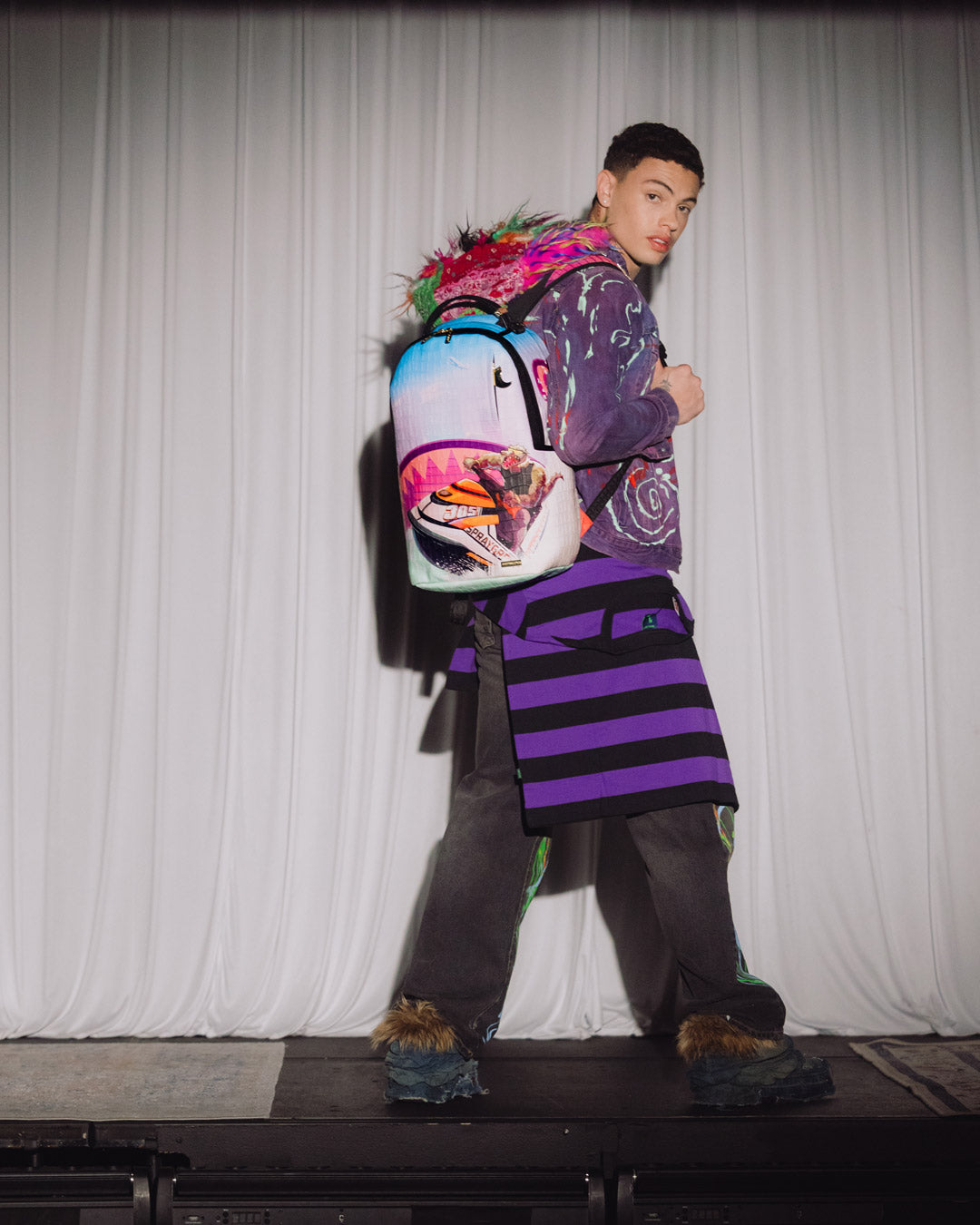 SPRAYGROUNDÂ® BACKPACK NILE RIVIERA JETSKI BACKPACK