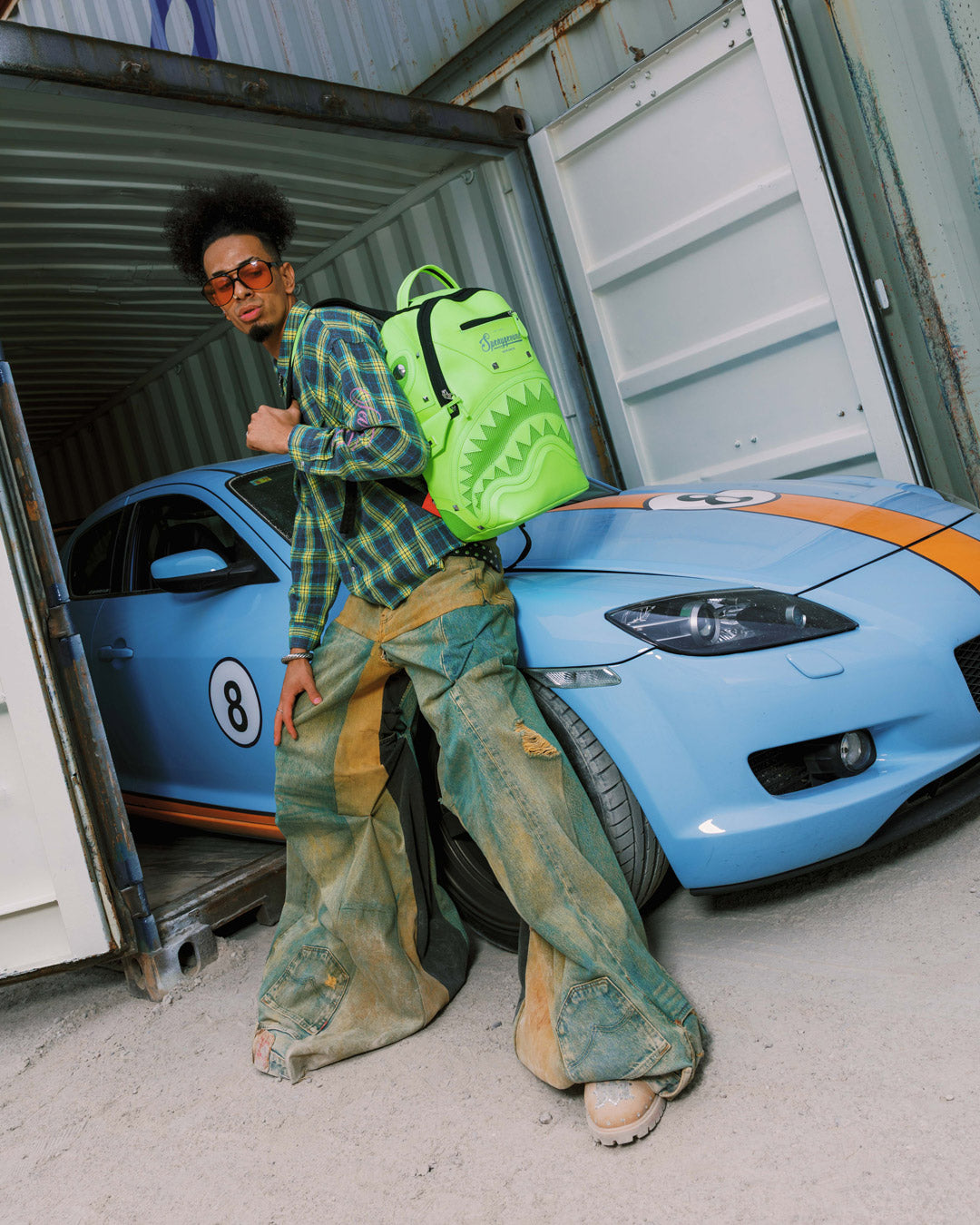 SPRAYGROUND® BACKPACK GREEN MEANIE BACKPACK