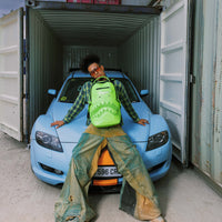 SPRAYGROUND® BACKPACK GREEN MEANIE BACKPACK