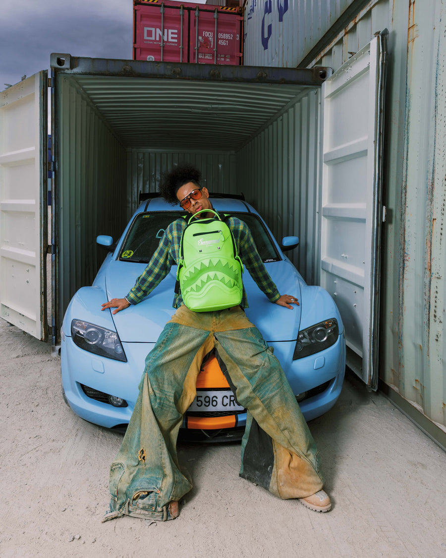 SPRAYGROUND® BACKPACK GREEN MEANIE BACKPACK