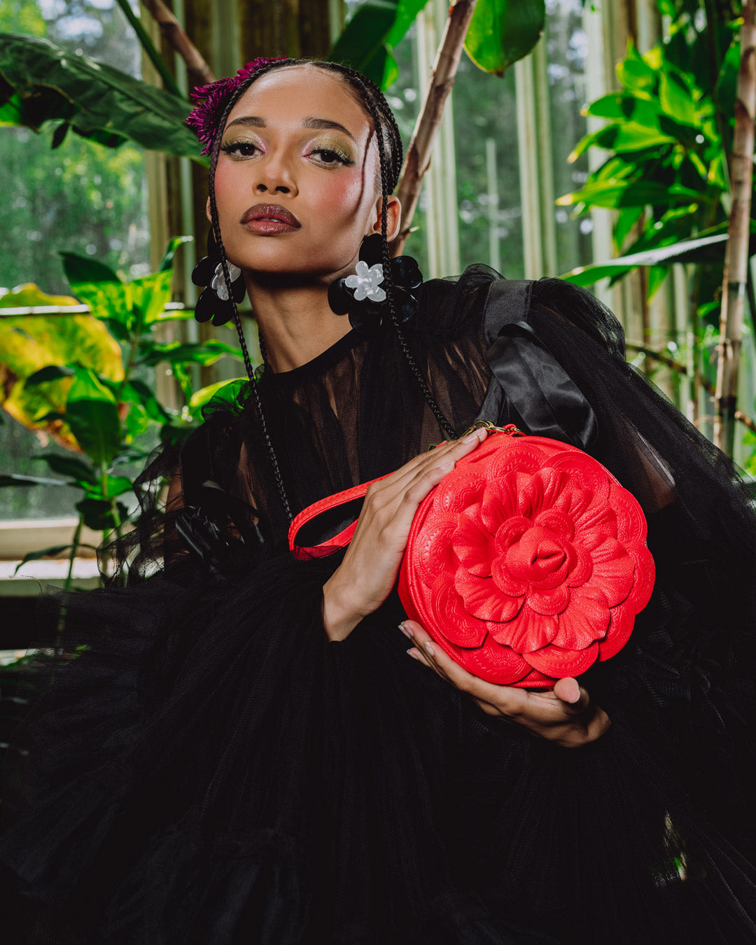 SPRAYGROUND® POUCHETTE NYBG RED FLOWER POUCHETTE