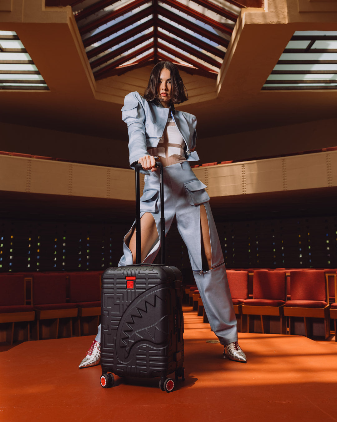 SPRAYGROUND® LUGGAGE FRANK LLOYD WRIGHT HARD SHELL LUGGAGE