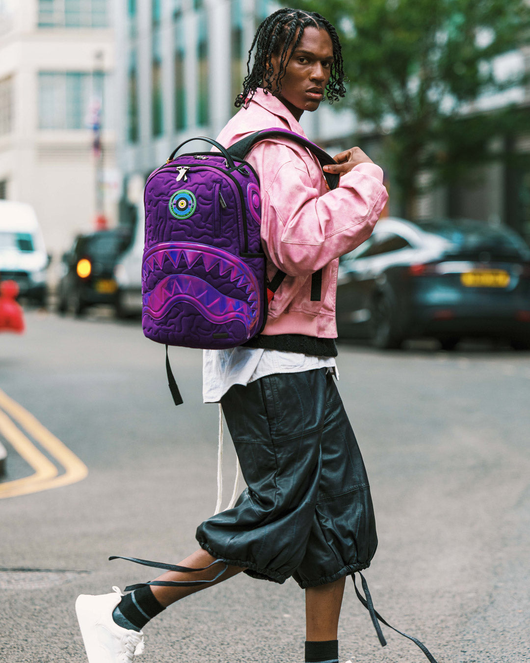 SPRAYGROUND® BACKPACK AI QUILTED IRIDESCENT BACKPACK