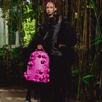 SPRAYGROUND® BACKPACK NYBG PINK LEATHER FLOWERS BACKPACK